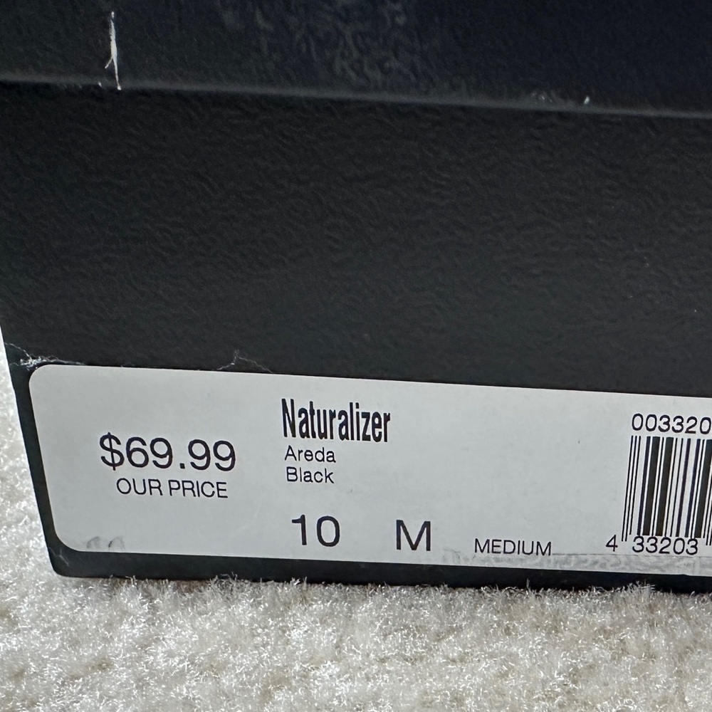 Naturalizer Areda Black Womens Shoes.  Excellent used Condition, size 10 - Picture 5 of 6